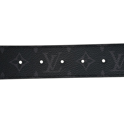 Louis Vuitton Monogram Eclipse Taigarama 40mm LV Initiales Reversible Belt 90 36 Black 3 of 5