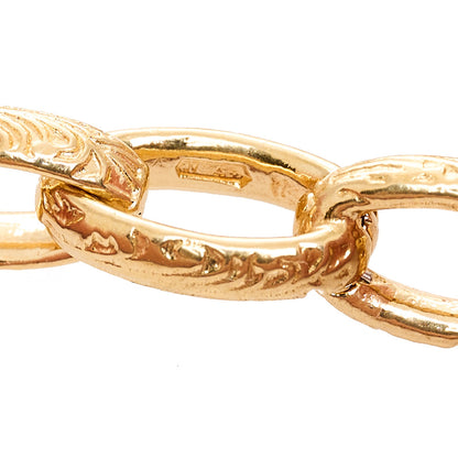 Gucci 18K Yellow Gold Open Link Chain Bracelet 4 of 5