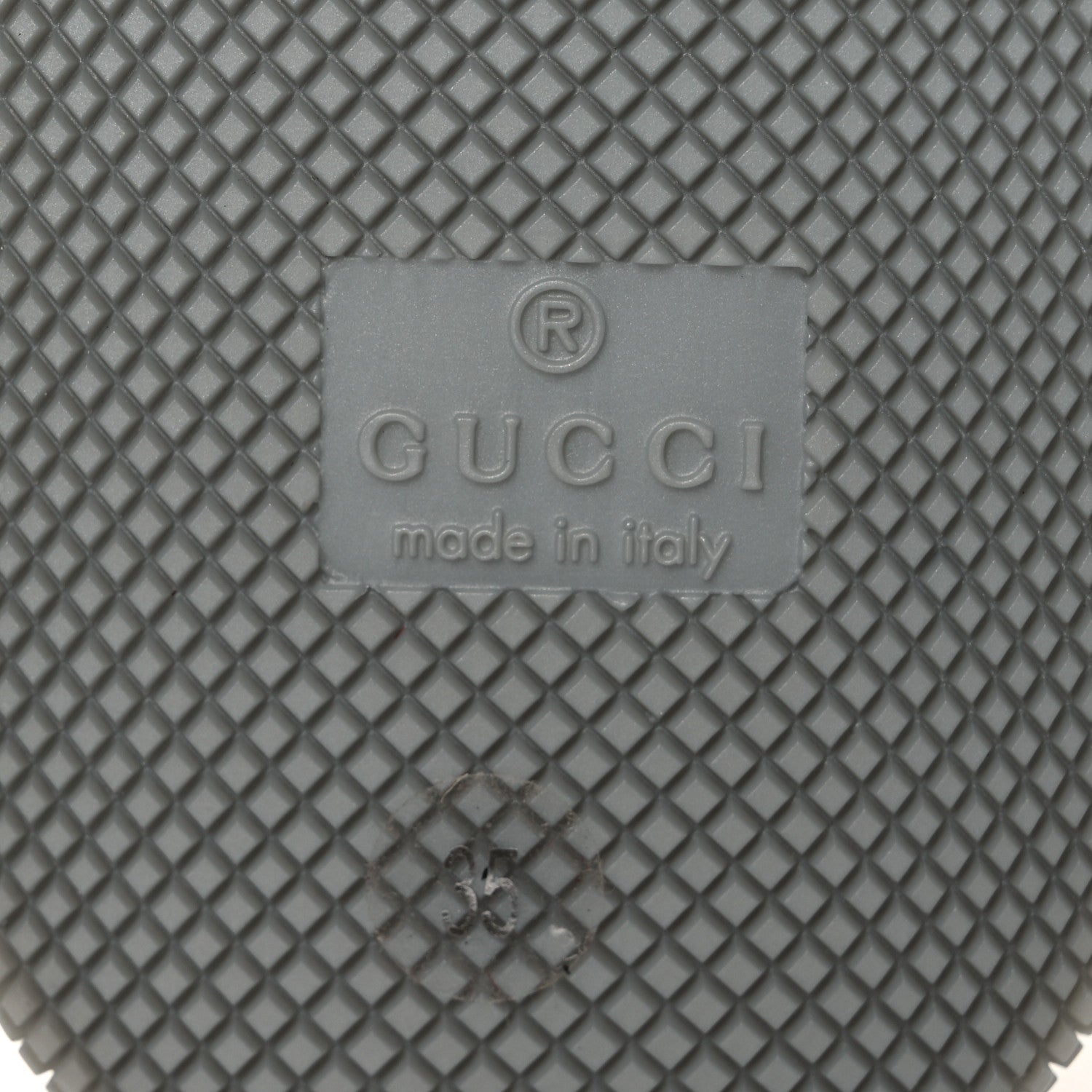 Gucci Metallic Nappa Silk Crystals Womens Screener Sneakers 35 Silver Light Grey 8 of 11