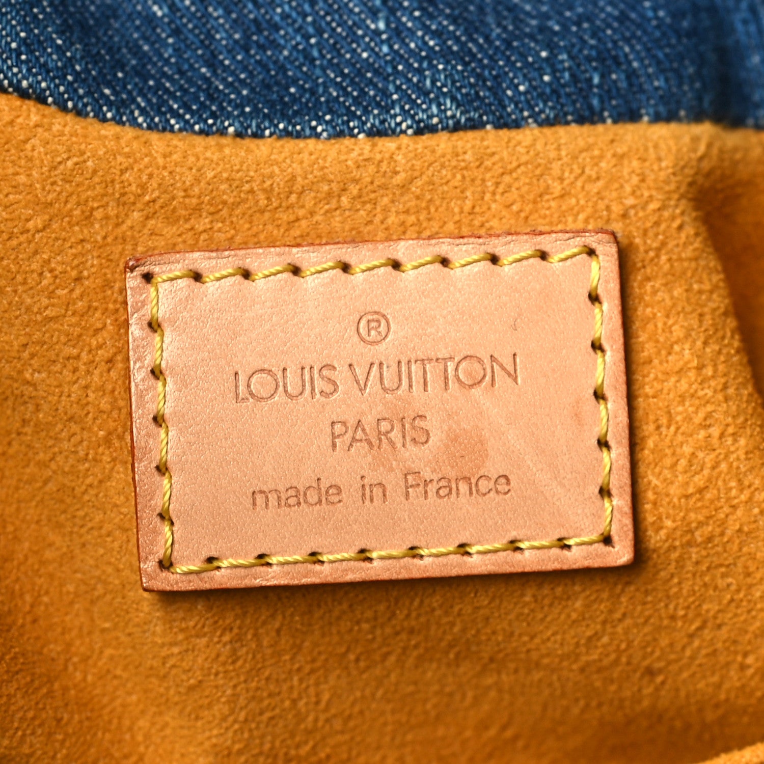 Louis Vuitton Monogram Denim Pleaty Blue 6 of 7