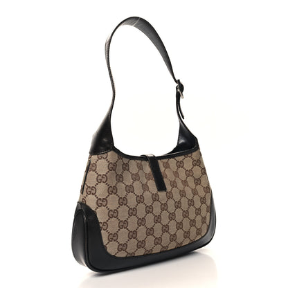 Gucci Monogram Web Small Jackie O Hobo Dark Brown 3 of 11