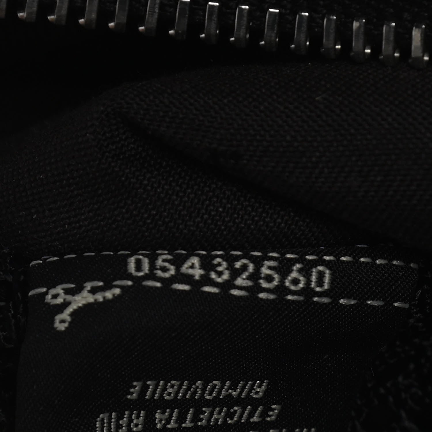 Fendi Glazed Fabric Vitello Century FF 1974 Stamp Patch Mens Pocket Belt Bag Mogano Panna Black 11 of 21