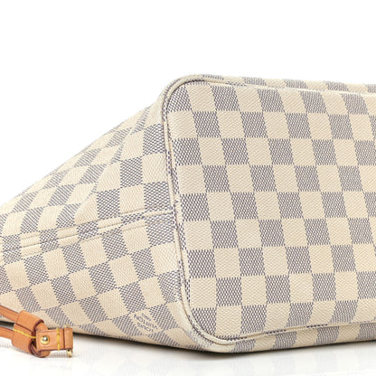 Louis Vuitton Damier Azur Neo Neverfull MM Rose Ballerine 9 of 20