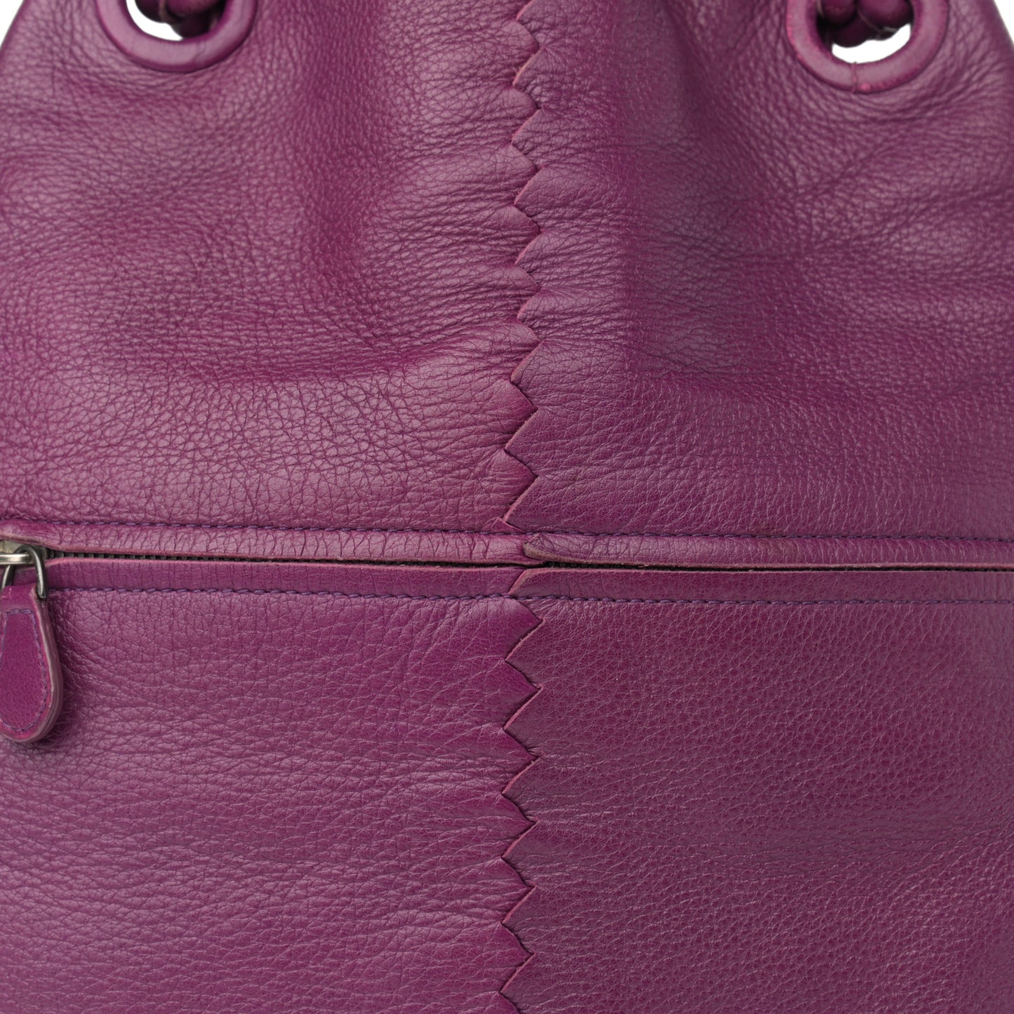 Cervo Deerskin Julie Tote Purple