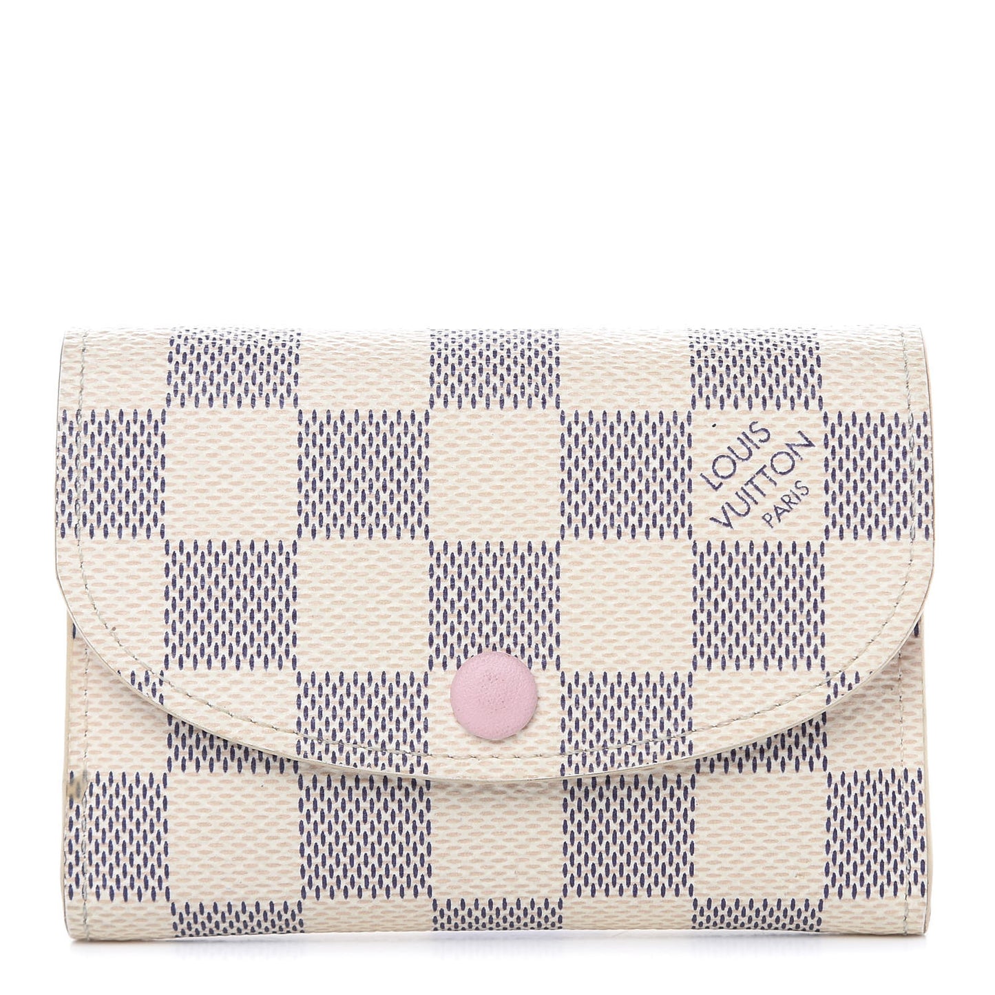 Damier Azur Rosalie Coin Purse Rose Ballerine
