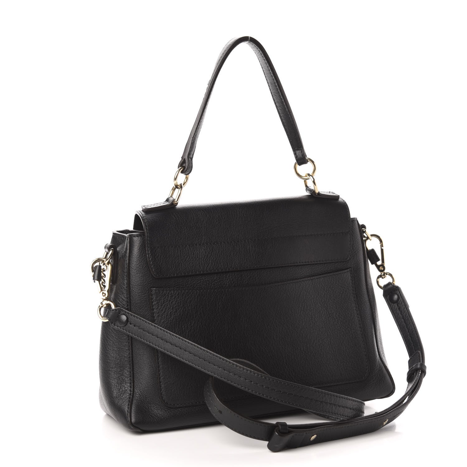 Chloe Calfskin Small Faye Day Shoulder Bag Black 4 of 11