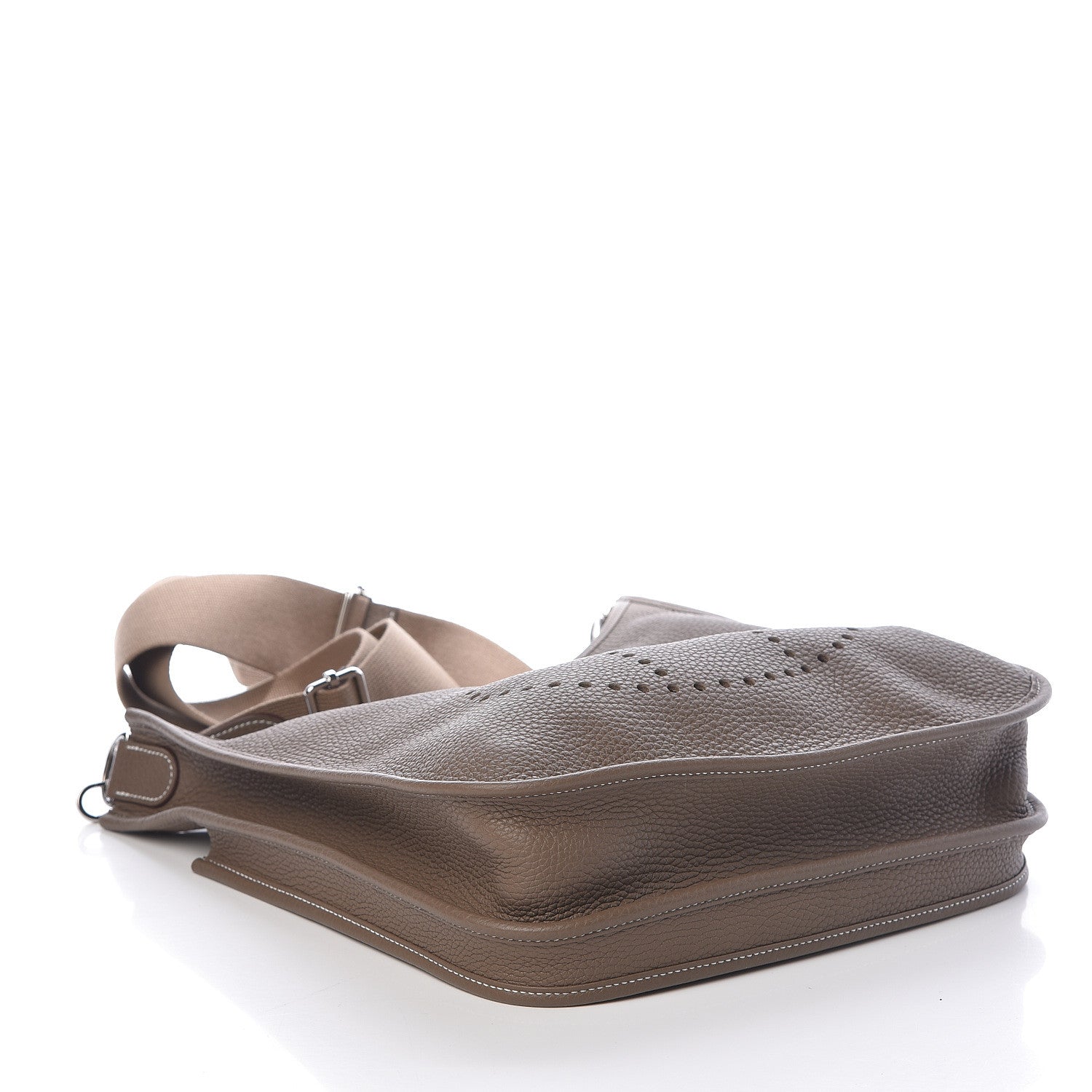 Hermes Taurillon Clemence Evelyne III PM Etoupe 4 of 10