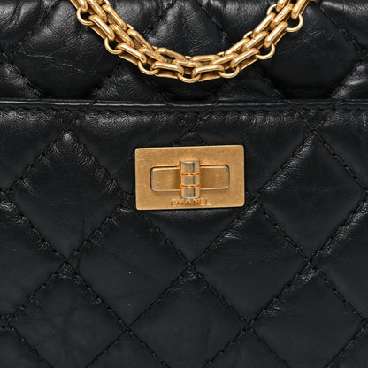 Chanel Aged Calfskin Quilted Mini Reissue Camera Case Black 8 of 12