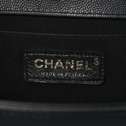 Chanel Caviar Quilted Medium Boy Flap Black 6 of 11