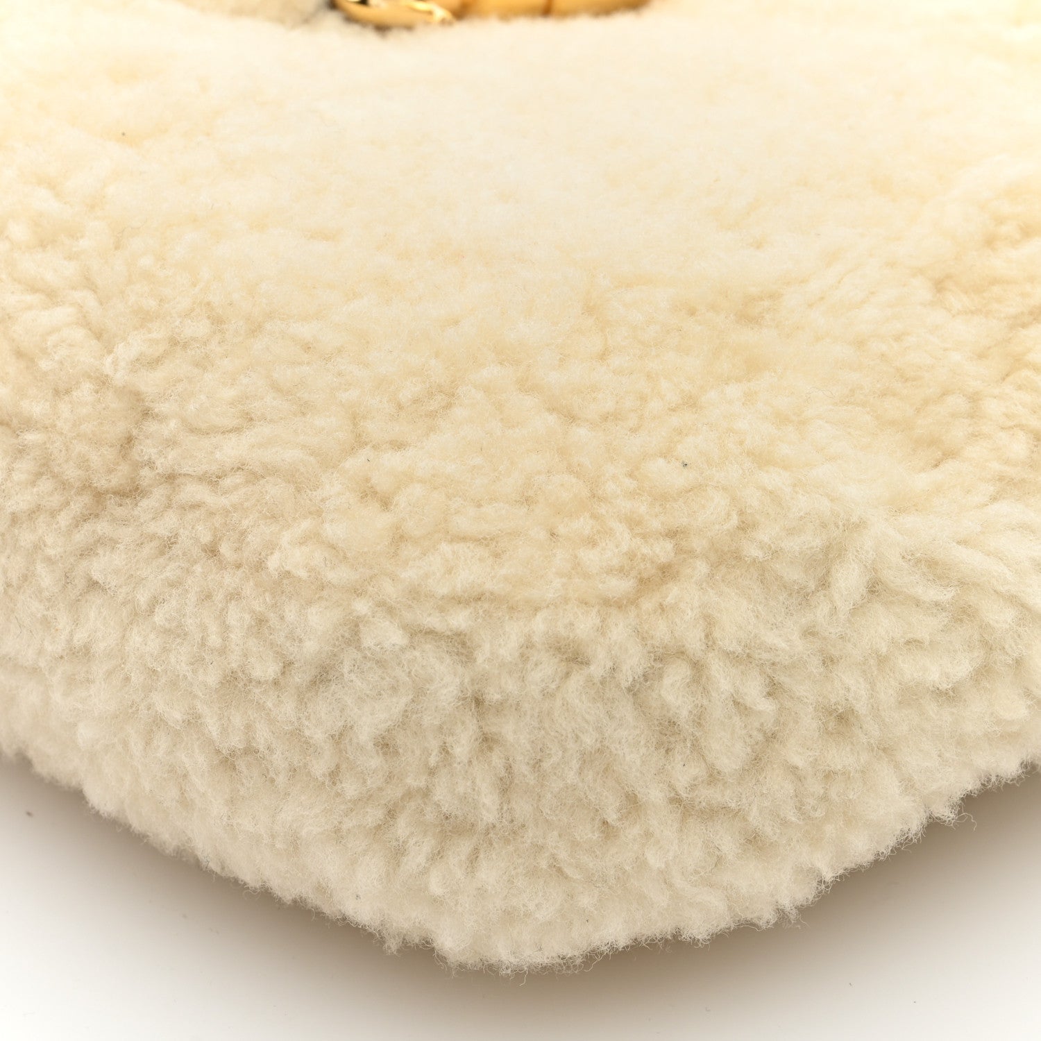 Gucci Shearling Small Jackie 1961 Shoulder Bag Ivory 9 of 9