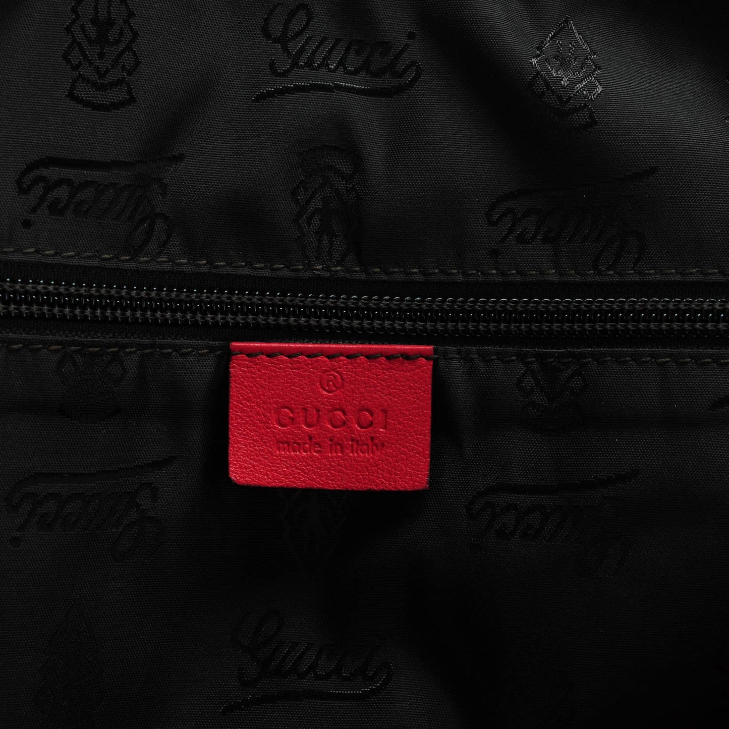 Guccissima Large Carry On Duffle Red