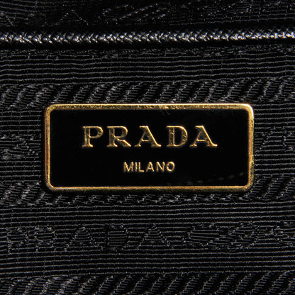 Prada Saffiano Lux Medium Double Zip Tote Nero Black 7 of 10