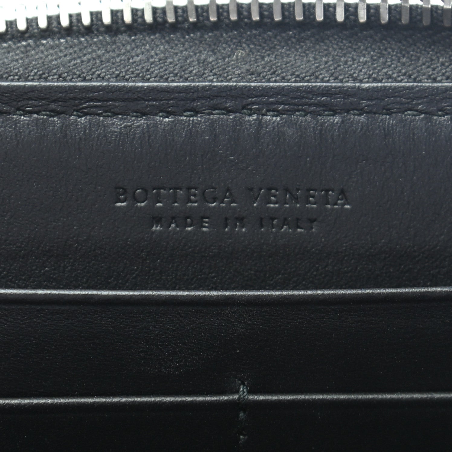 Bottega Veneta Nappa Intrecciato Zip Around Wallet Black 6 of 6