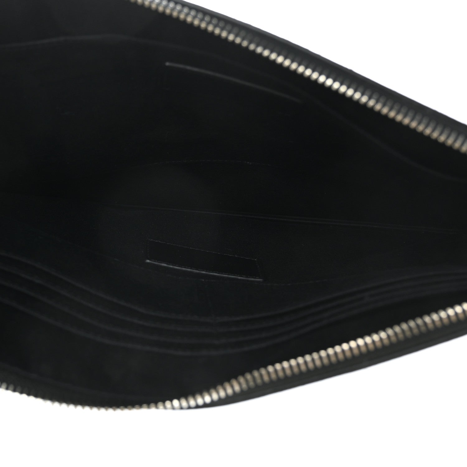 Saint Laurent Grain De Poudre Zipped Tablet Holder Black 4 of 7