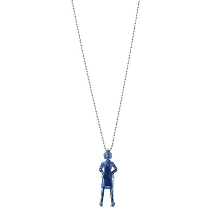 Chanel Madame Coco Figurine Necklace Blue 3 of 12