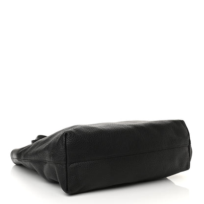 Prada Vitello Daino Shopping Tote Black 4 of 9