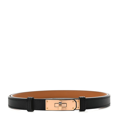 Hermes Epsom Kelly Belt Black 1 of 6
