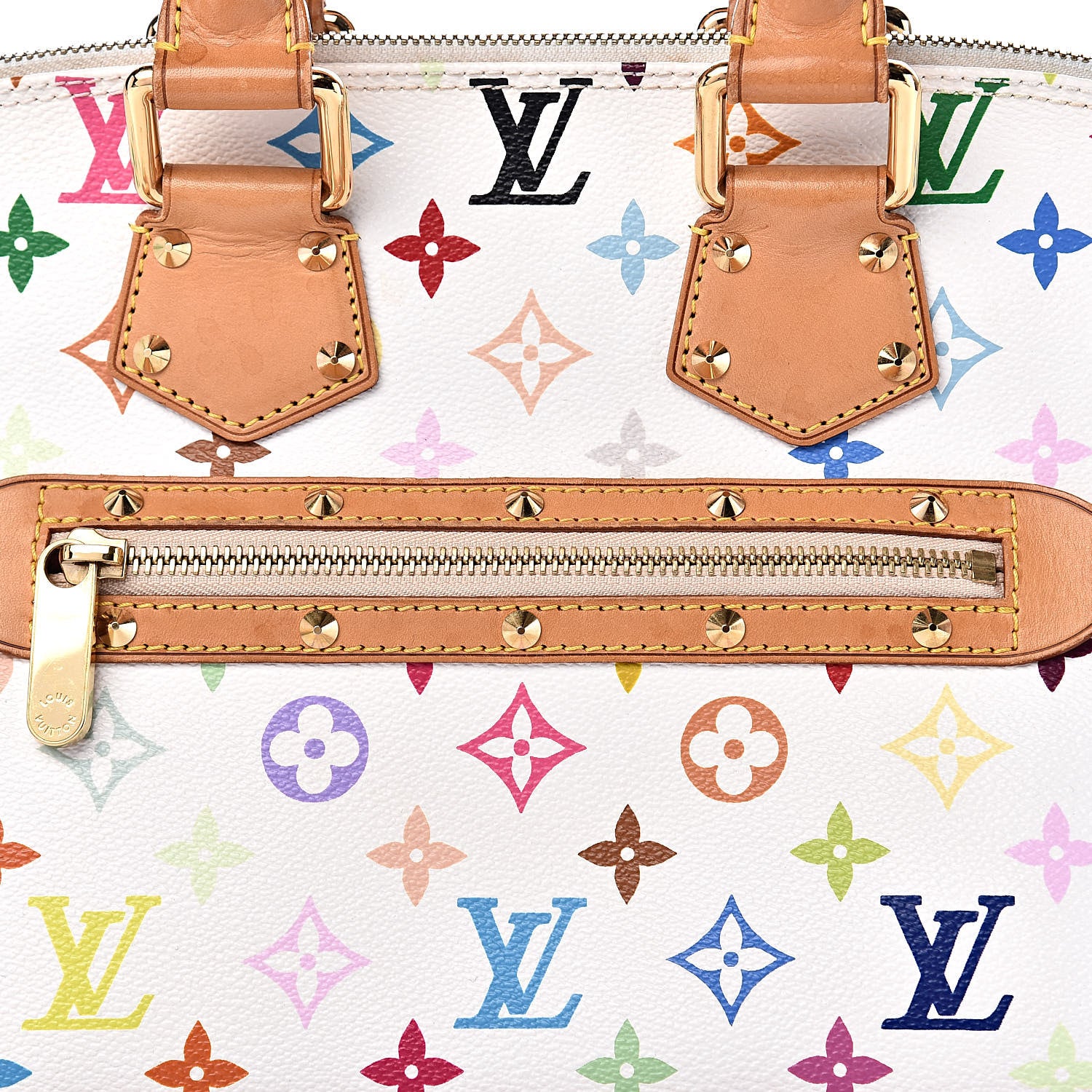 Louis Vuitton Monogram Multicolor Alma White 11 of 11