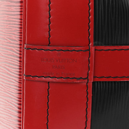 Louis Vuitton Epi Bi-Color Noe Castillan Red Black 6 of 10