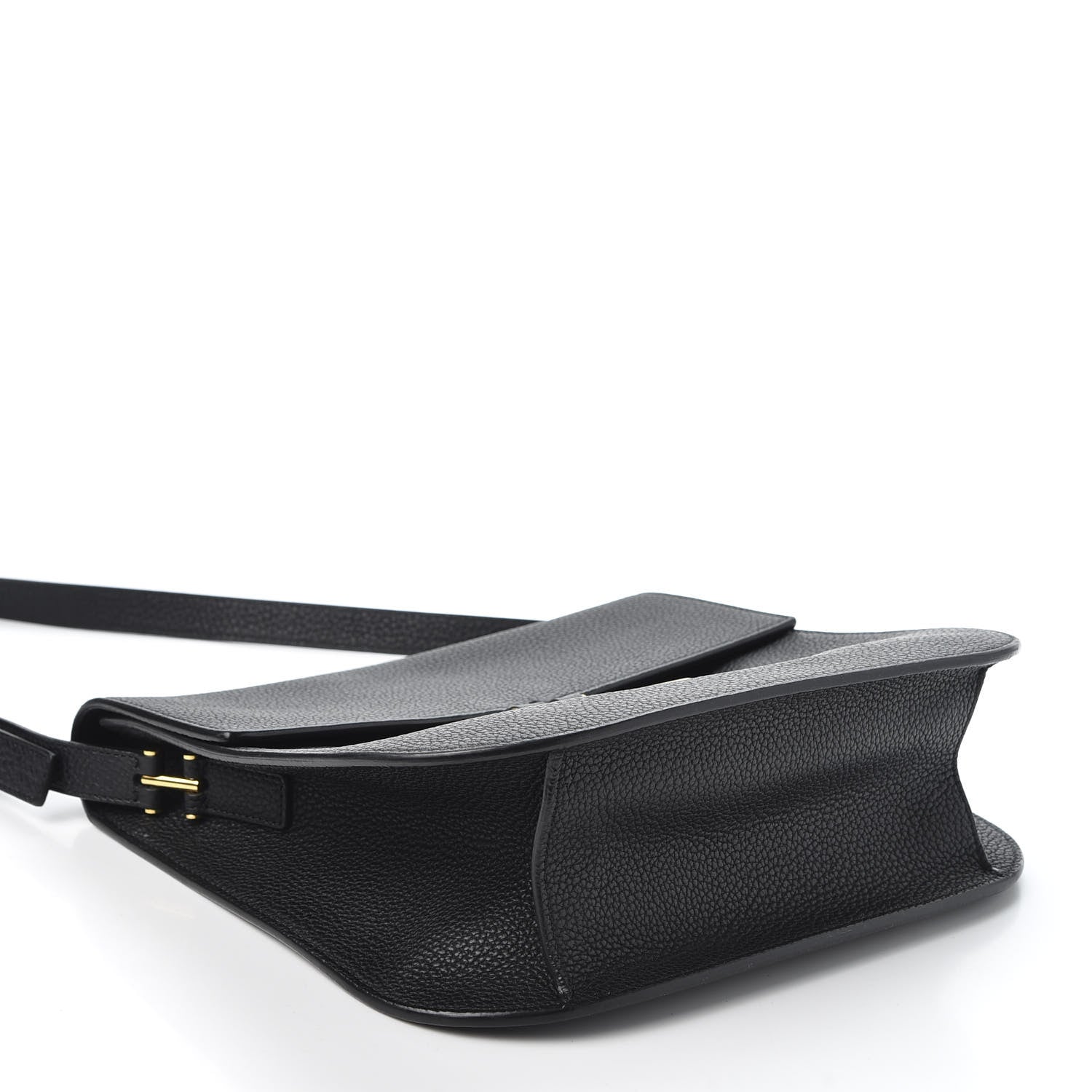 Tom Ford Calfskin Large T Clasp Tara Crossbody Bag Black 3 of 10