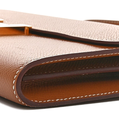 Hermes Epsom Constance Long Wallet To Go Gold 9 of 9