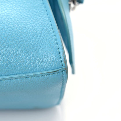 Balenciaga Grained Calfskin Neo Classic Silver Hardware Mini City Azur 9 of 26