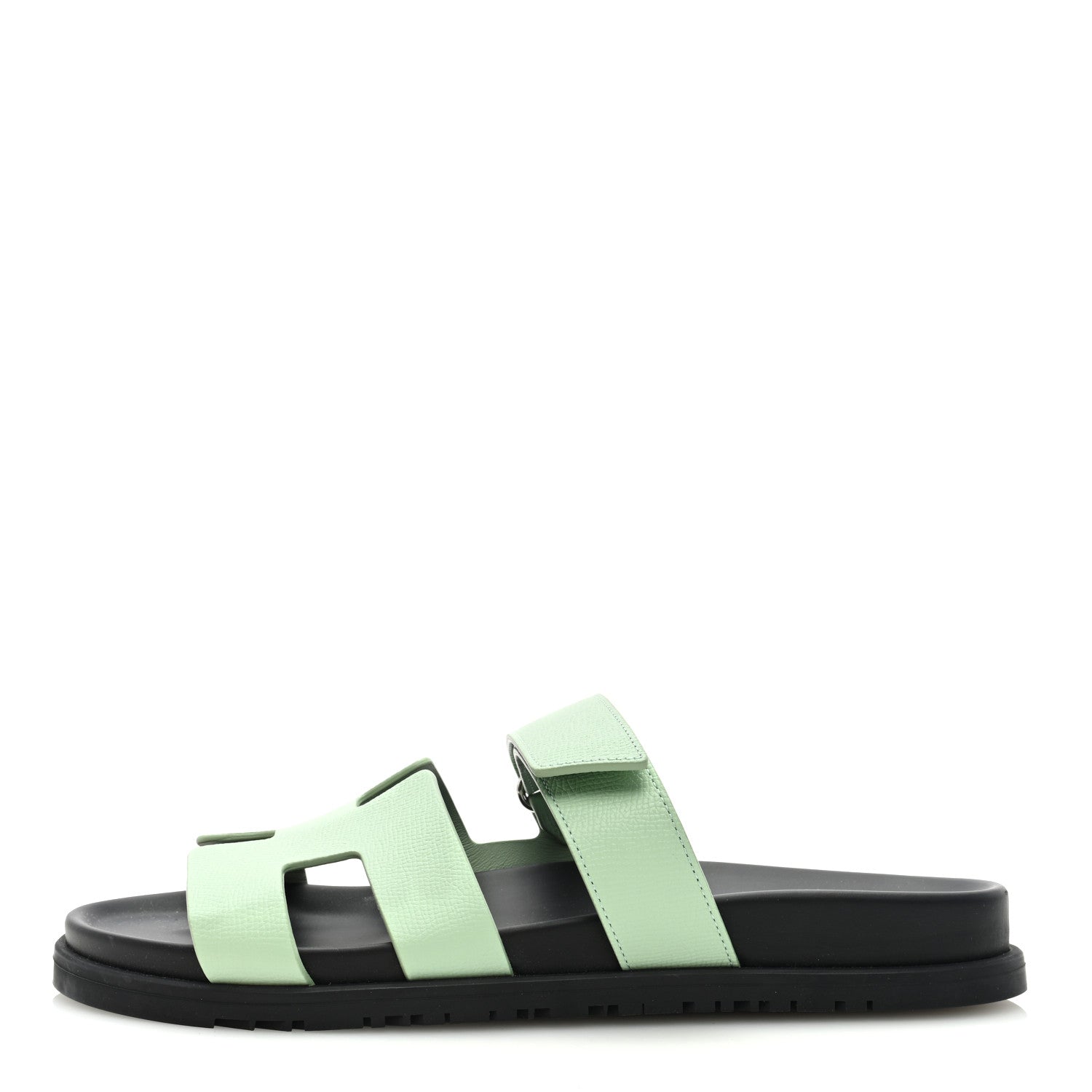 Hermes Epsom Womens Chypre Sandals 41 Vert Jade 1 of 8