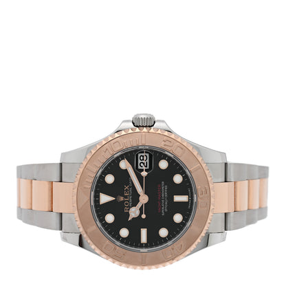 Rolex Stainless Steel 18K Everose Gold 37mm Yacht-Master Watch Black 268621 2 of 5