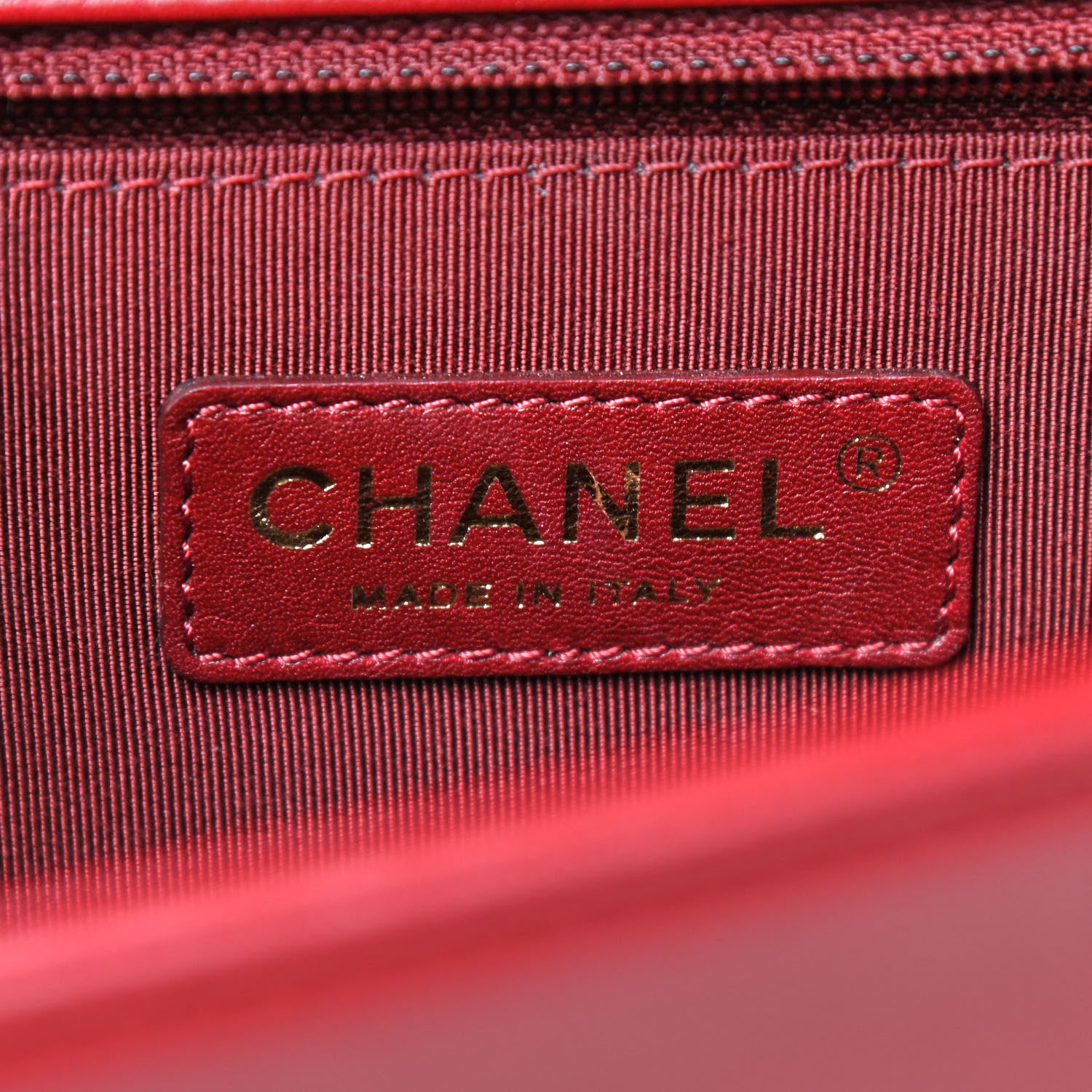 Chanel Calfskin Quilted New Medium Boy Flap Red 8 of 9