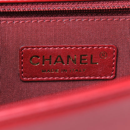 Chanel Calfskin Quilted New Medium Boy Flap Red 8 of 9
