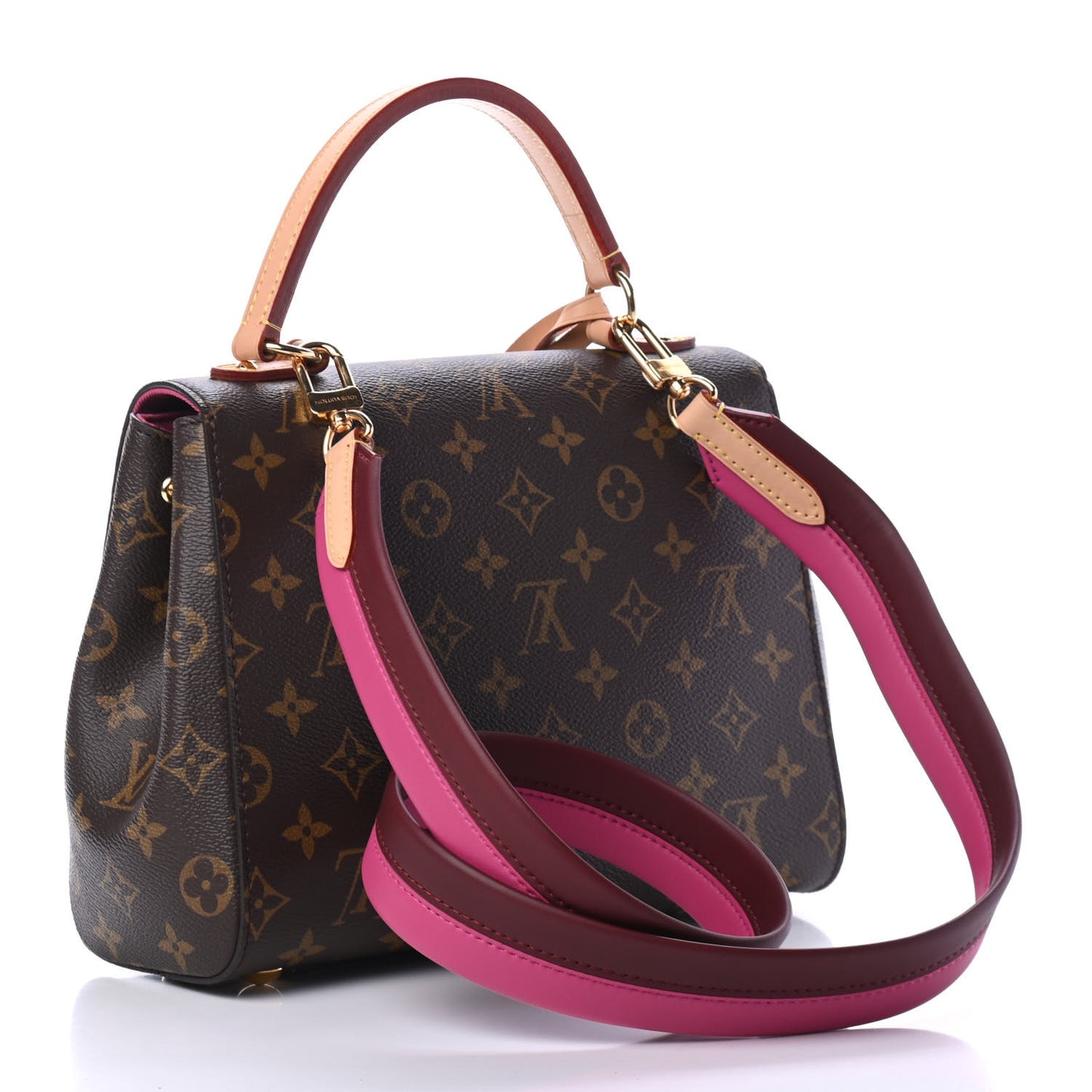 Monogram Cluny BB Bordeaux Fuchsia