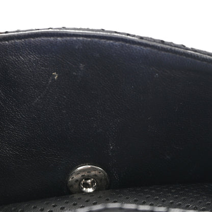 Chanel Lambskin Perforated Medium Double Flap Black 11 of 18