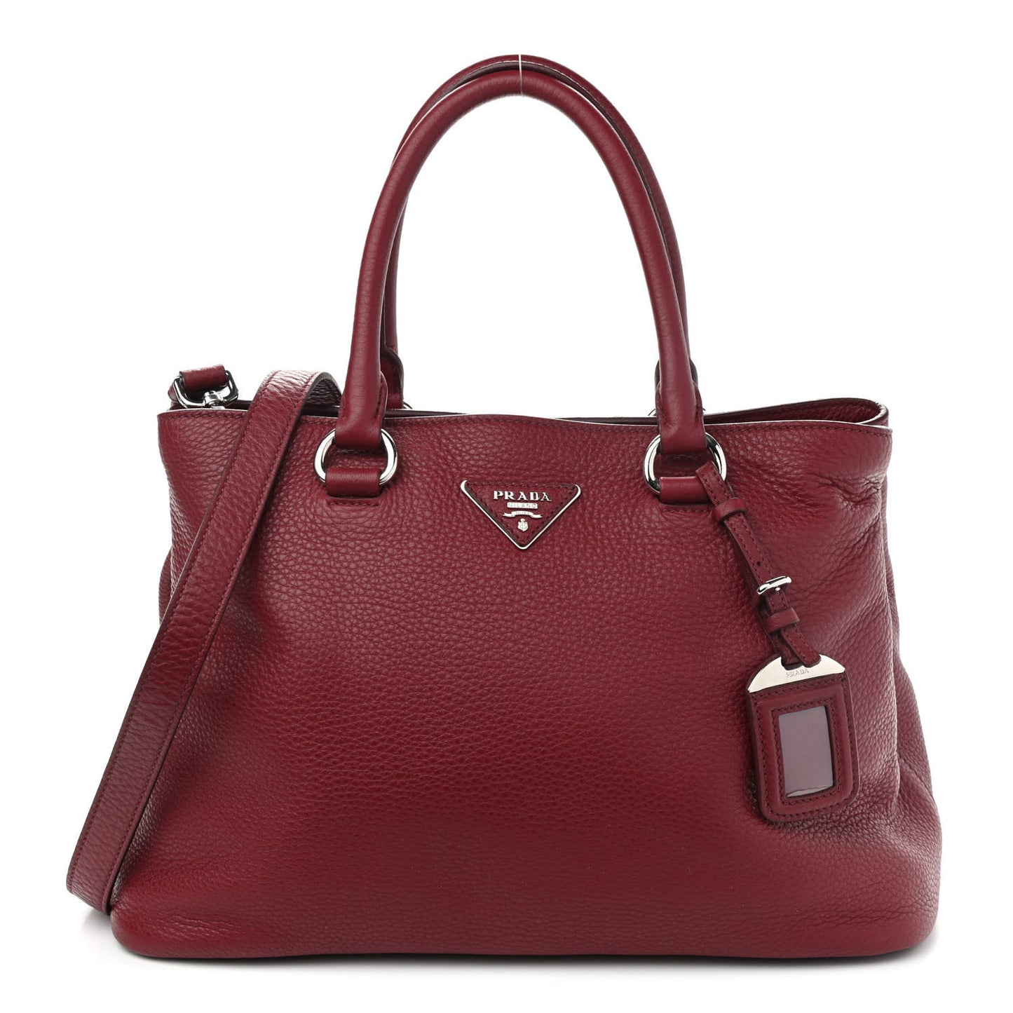 Vitello Daino Tote Cerise