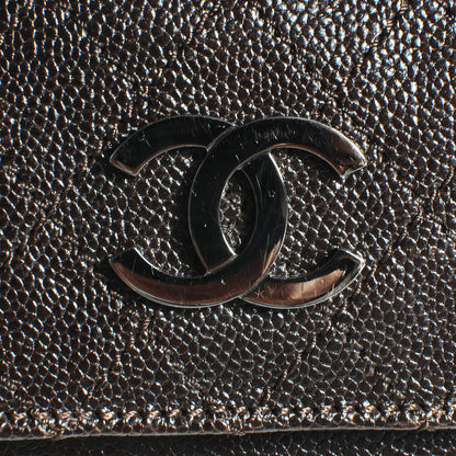 Chanel Glazed Caviar Pocket In The City Shoulder Bag Brown 5 of 9