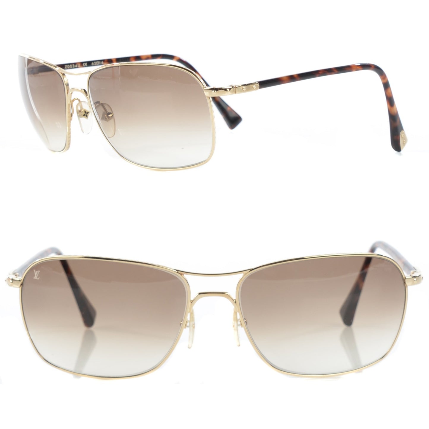 Conspiration Pilote Sunglasses Z0034U Gold