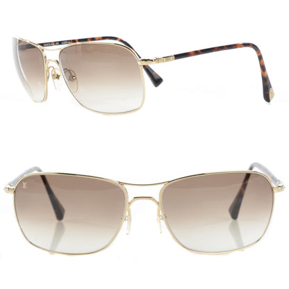 Louis Vuitton Conspiration Pilote Sunglasses Z0034U Gold 1 of 5