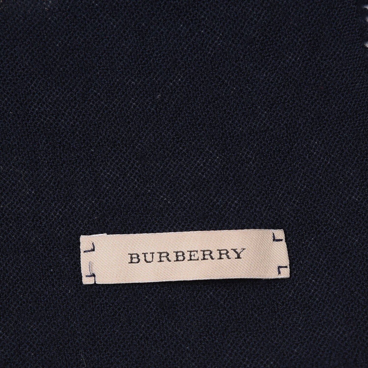 Burberry Merino Wool House Check Square Scarf Blue 4 of 6