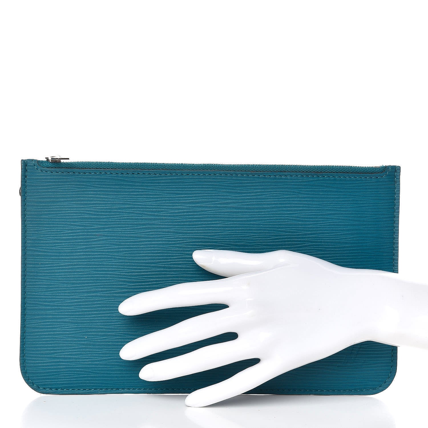 Louis Vuitton Epi Neverfull Pochette MM GM Cyan 2 of 7