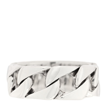 Tiffany Sterling Silver Curb Link Ring 50 5.25 1 of 5