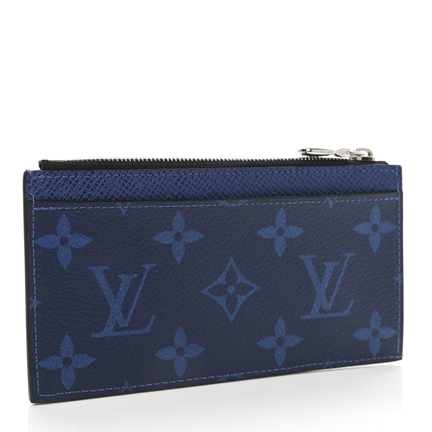Monogram Taiga Coin Card Holder Cobalt