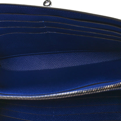 Hermes Epsom Kelly Longue Wallet Bleu Electrique 5 of 10