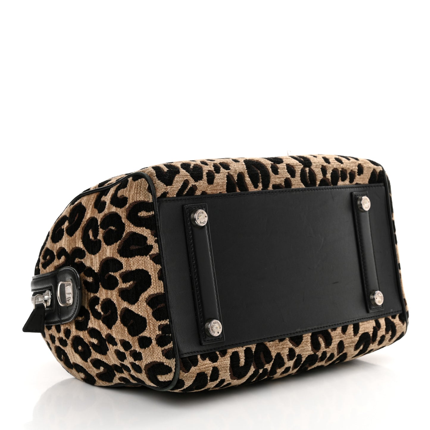 Jacquard Velvet Leopard Print Stephen Sprouse Speedy