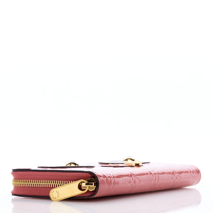Louis Vuitton Vernis Valentine Dog Zippy Wallet Vieux Rose 4 of 6