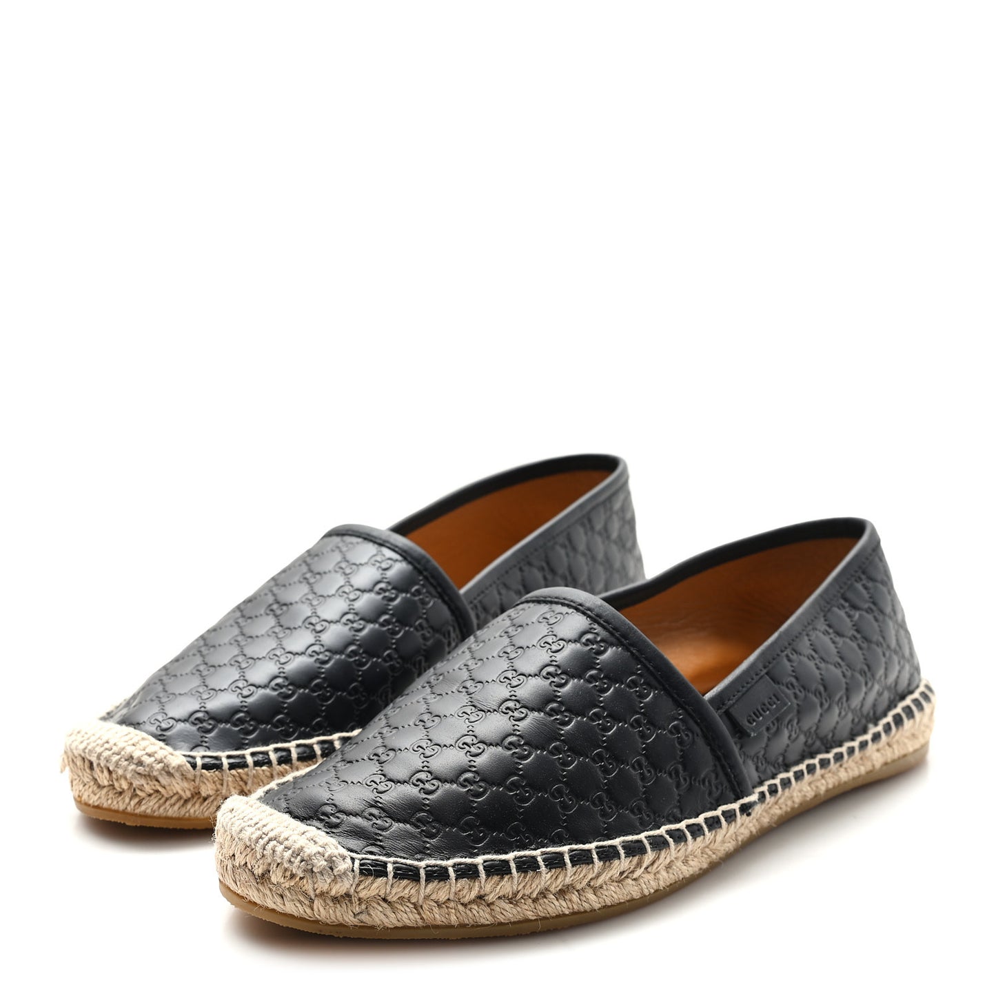 Microguccissima Signature Espadrilles 38 Black