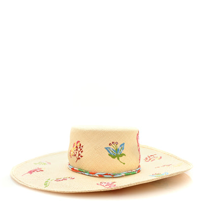 Hermes Straw Englantine Hat 59 Naturel 2 of 7