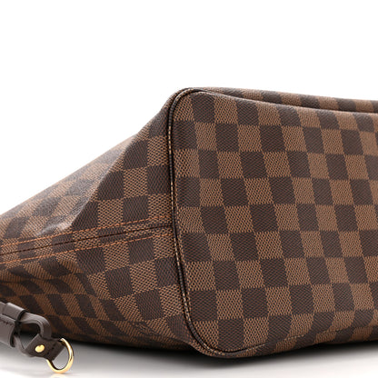 Louis Vuitton Damier Ebene Neo Neverfull MM Rose Ballerine 9 of 11