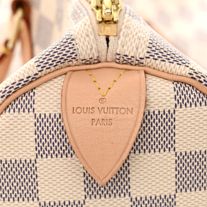 Louis Vuitton Damier Azur Speedy 35 6 of 12