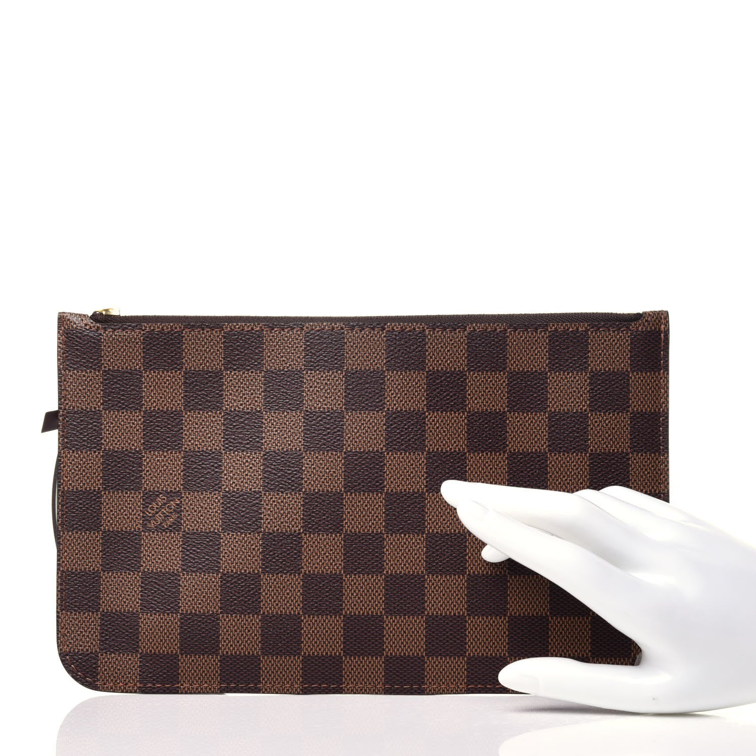 Louis Vuitton Damier Ebene Neverfull MM GM Pochette 2 of 10