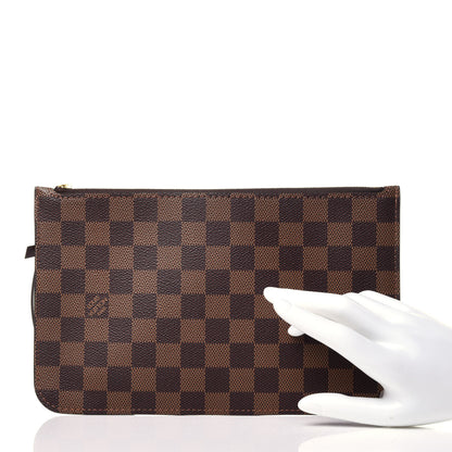 Louis Vuitton Damier Ebene Neverfull MM GM Pochette 2 of 10