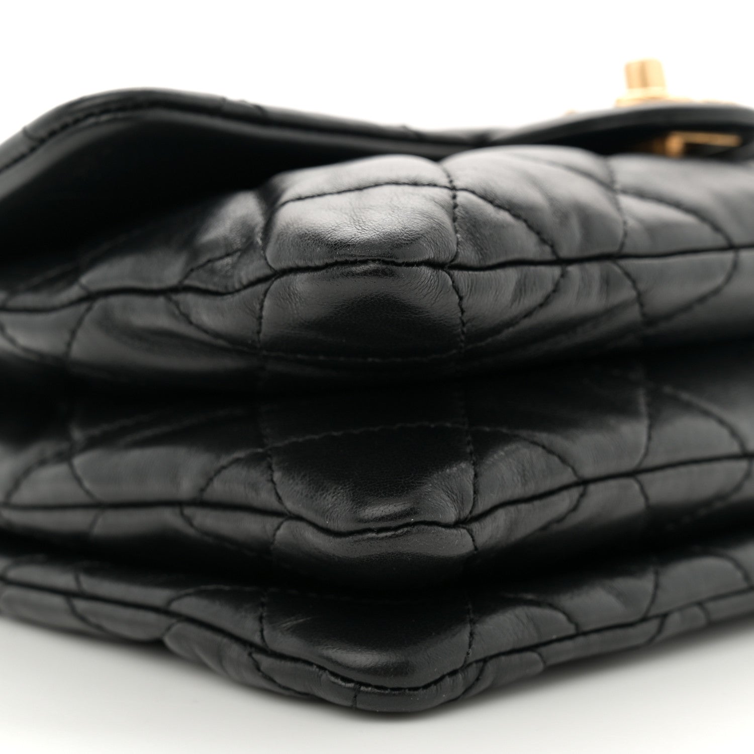 Chanel Lambskin Quilted Small Pillow Crush Flap Black 9 of 10